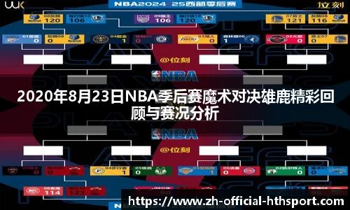 2020年8月23日NBA季后赛魔术对决雄鹿精彩回顾与赛况分析